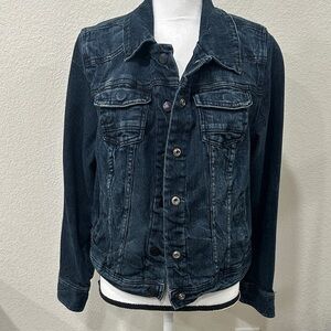 Lane Bryant Dark Wash Denim Jacket